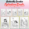 Butterfly Garden Coloring Pages / Sheets of Butterfly Garden {Coloring Book}