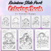 Rainbow Slide Park Coloring Pages / Sheets of Rainbow Slide Park {Coloring Book}