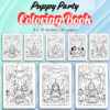 Puppy Party Coloring Pages / Sheets of Puppy Party {Coloring Book}