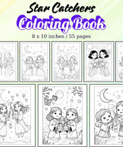 Star Catchers Coloring Pages / Sheets of Star Catchers {Coloring Book}