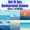 Out At Sea Background Scenes