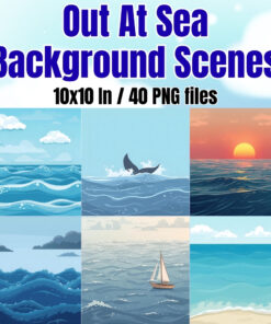 Out At Sea Background Scenes