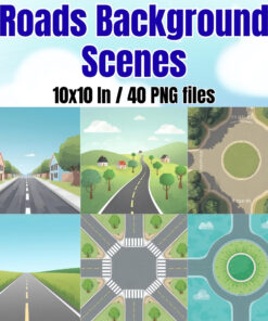 Roads Background Scenes