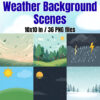 Weather Background Scenes