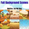 Fall Background Scenes