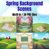 Spring Background Scenes