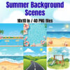 Summer Background Scenes
