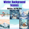 Winter Background Scenes
