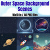 Outer Space Background Scenes