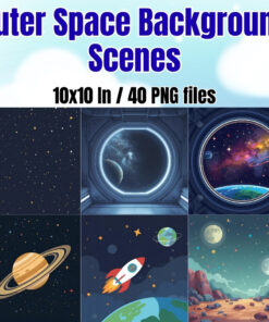 Outer Space Background Scenes