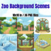 Zoo Background Scenes
