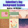Valentine's Day Background Scenes