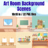 Art Room Background Scenes