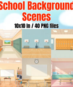 School Background Scenes