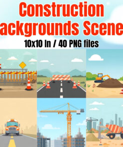 Construction Backgrounds Scenes