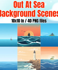 Out At Sea Background Scenes