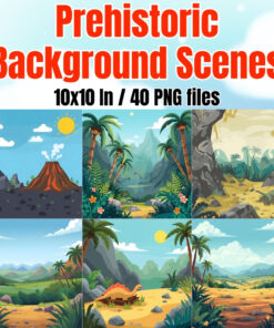 Prehistoric Background Scenes