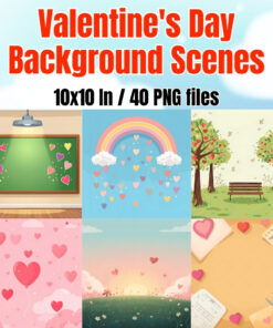 Valentine's Day Background Scenes