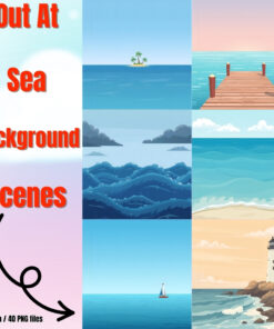 Out At Sea Background Scenes
