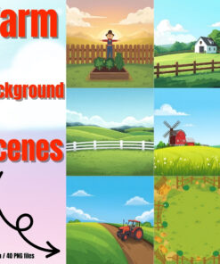 Farm Background Scenes