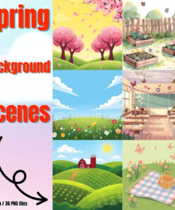 Spring Background Scenes