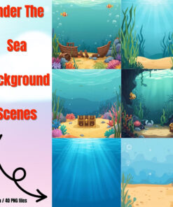 Under The Sea Background Scenes