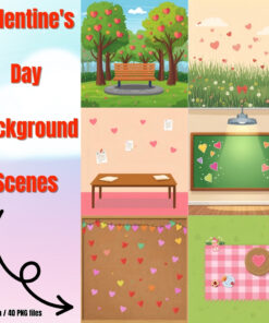 Valentine's Day Background Scenes