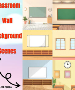 Classroom Wall Background Scenes