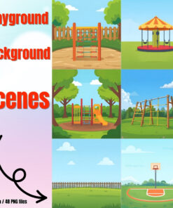 Playground Background Scenes