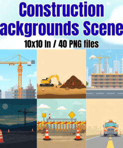Construction Backgrounds Scenes