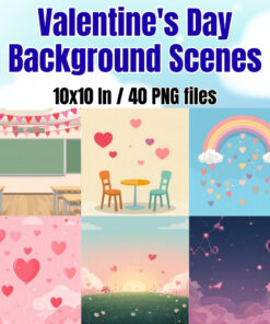 Valentine's Day Background Scenes