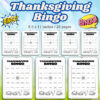 Thanksgiving Bingo Game