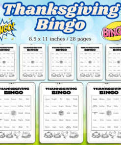 Thanksgiving Bingo Game