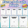Farm Animals Bingo