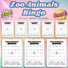 Zoo Animals Bingo