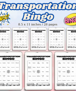 Transportation Bingo