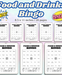 Food and Drinks Bingo