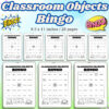 Classroom Objects Bingo