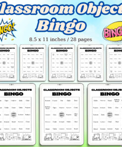 Classroom Objects Bingo