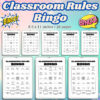 Classroom Rules Bingo