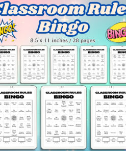 Classroom Rules Bingo
