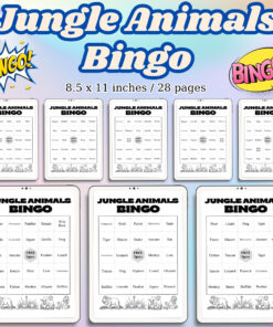 Jungle Animals Bingo