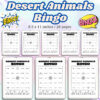 Desert Animals Bingo