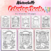 Waterfalls Coloring Pages / Sheets of Waterfalls {Coloring Book}