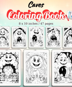Caves Coloring Pages / Sheets of Caves {Coloring Book}