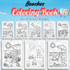 Beaches Coloring Pages / Sheets of Beaches {Coloring Book}