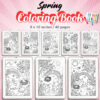 Spring Coloring Pages / Sheets of Spring {Coloring Book}