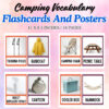 Camping Vocabulary Flashcards and Posters