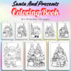 Santa And Presents Coloring Pages / Sheets of Santa And Presents {Coloring Book}