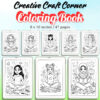 Creative Craft Corner Coloring Pages / Sheets of Creative Craft Corner {Coloring Book}